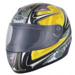 820-1 Black-yellow Motorcycle Helmet