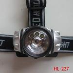 1+ 3LED Headlamp ( pressing key,  HL-227)