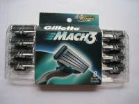 Gillette razor blades of Mach3 8pack-US version