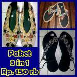 Promo Sandal Bali & Sepatu Bali " Beli 3 pasang 150 rb saja"