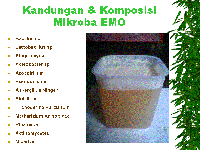 MICROBA ENERGIZE MICRO ORGANISM ( EMO )