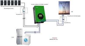 single phase off-grid solar inverter with charging
