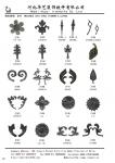 offer wrought iron products cast steel flower and leaves,  spearheads,  collars,  joints,  ornametnal balls
