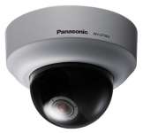 WV-CF284 PANASONIC Compact mini-dome color camera with Adaptive Blace Stretch technology.