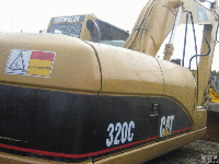 used cat320c excavator