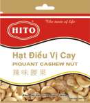 Piquant cashew nuts