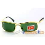 Ray-Ban RB3339-Gold Frame with Green lens( 103)