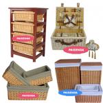 wicker basketry,  willow storage basket,  gift basketwork, 1