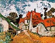 Village Street in Auvers - Vincent Van Gogh