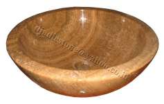 Vasque Bowl onyx coklat / brown( tulungagung onyx )