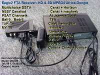2011 Eagle-2 FTA Receiver--DSTV,  NSS7,  Badr5,  Badr6,  Psat,  HITV,  MY TV