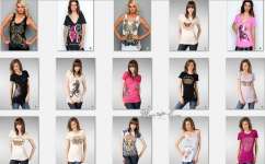 Christian Audigier Women Fake T-Shirts Fashion Shirt Apparel Wholesale Cheap