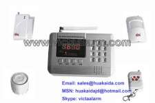 GSM/ PSTN Dual Network Burglar Alarm System With LED Display