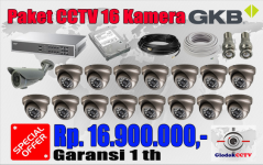 Paket CCTV GKB 16 Kamera