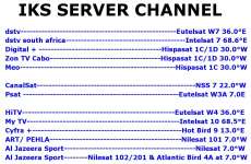 iks dstv canalsat cccam account for africa market ( need one cccam function receiver)