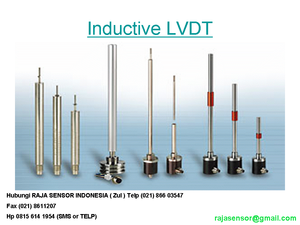 Inductive / LVDT displacement and position sensors.