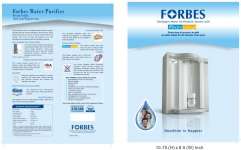 FORBES WATER PURIFIER