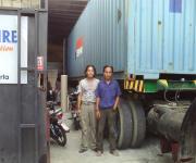 STUFFING CONTAINER TO EUROPE CUSTOMER