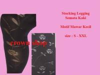 Stocking Semata Kaki  Motif Mawar Kecil