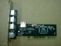 PCI USB 2.0 4+ 1 Port Card
