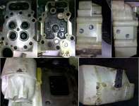THE CYLINDER HEAD OF MITSUBISHI APPLICABLE FOR TYPE : S-6R ( S6R) ,  S-12R ( S12R)