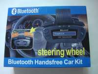 Speaker Steering Wheel Bluetooth HandsFree Car Kit