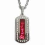 LED pet tag/ necklace sign