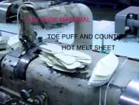 shoe material,  toe puffs,  counters,  hot melt adhesive sheet
