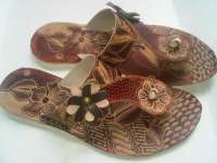 leather flip flop sandals