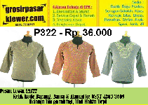 Batik Solo,  Baju Koko Ramadhan P322 Grosir Pasar Klewer Solo