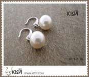 Fashion Jewelry 925 Sterling Silver Earring with Imitated Pearl W-S188