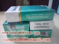 newport box short,  marlboro 100s cigarettes