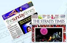Newspaper The Straits Sunday Times