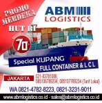 ABM Trans Jakarta Siap melayani jasa pengiriman barang dari Jakarta dgn tujuan Kupang,  maumere,  waingapu,  labuanbajo,  larantuka,  kalabahi,  alor,  ntt area via laut dan darat. 021-83781086,  085106789234,  085107789234