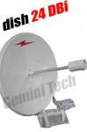 Antena WiFi Dish 24 dBi Frekuensi 2, 4 - 2, 5 Ghz