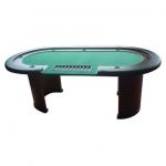 oval poker table