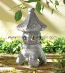 resin old Asian stone lanterns,  poly resin lantern, lantern decoration