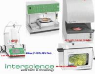 Automatic Colony Counter,  gravimetric dilutor,  Big Mixer Lab. Blender,  Bacterial enumeration from Interscience - France
