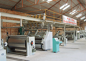 WJ-120-2000 Series of Five-Layered Corrugated Cardboard Production Line