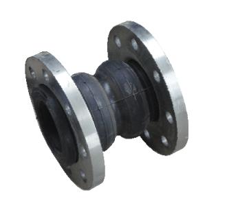 Stainless or cast steel twin sphere ball flexible rubber joint