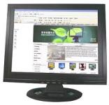 15" TFT LCD Monitor(4:3) with CE/RoHS/FCC with Glass Layer BTM-LCM1512A