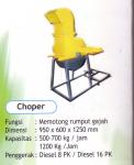 MESIN CHOPPER PEMOTONG RUMPUT