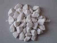 pure white marble chippings