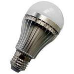 E26/ E27,  7 watt dimmable,  68mm bulb Cool white,  90V~ 130V