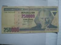 uang kertas Turki