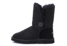 Authentic women' s short boot,  UGG,  black color,  free shipping