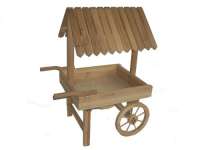 Wooden Wagons,  Wood Wheelbarrows