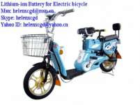Li ion battery for electric bicycle