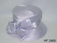 Satin strip hat HF2469 - LAVENDER