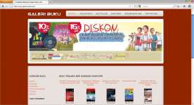 Sample Situs e-Commerce Galeri Buku